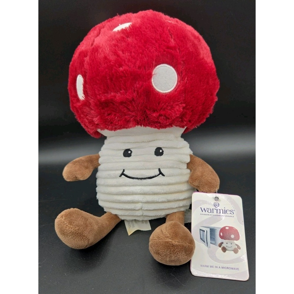 Warmies Mushroom Plush Heat Hug Microwavable Scented Heated Weighted Sensory Toy